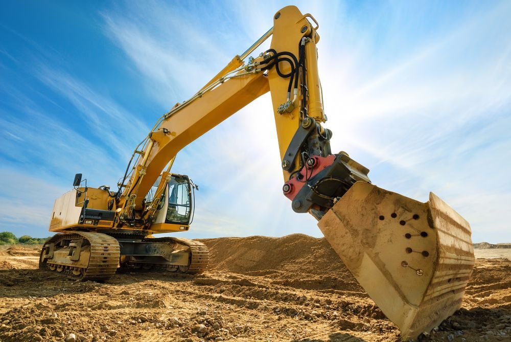 Yellow Excavator — Excavators In Mackay, QLD
